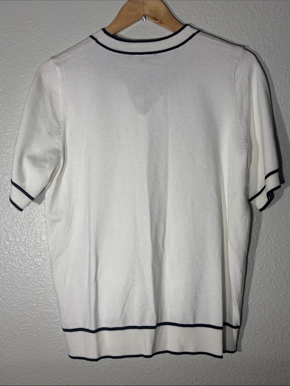 Adrianna Papell Bow-Tie Short Sleeve Knit Top - Picture 13 of 16